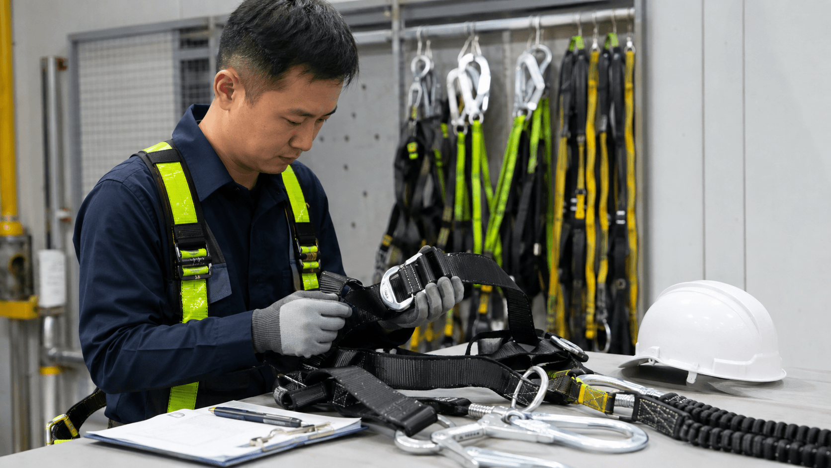 Fall Arrest Harness Inspection Checklist: What Buyers and Safety Teams Should Verify - PPEgen practical application and quality-control guide