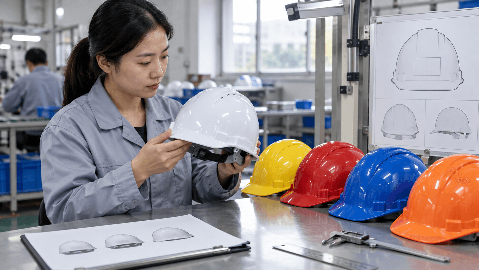 Private-Label Safety Helmet Color and Logo Guide - PPEgen industrial PPE guide