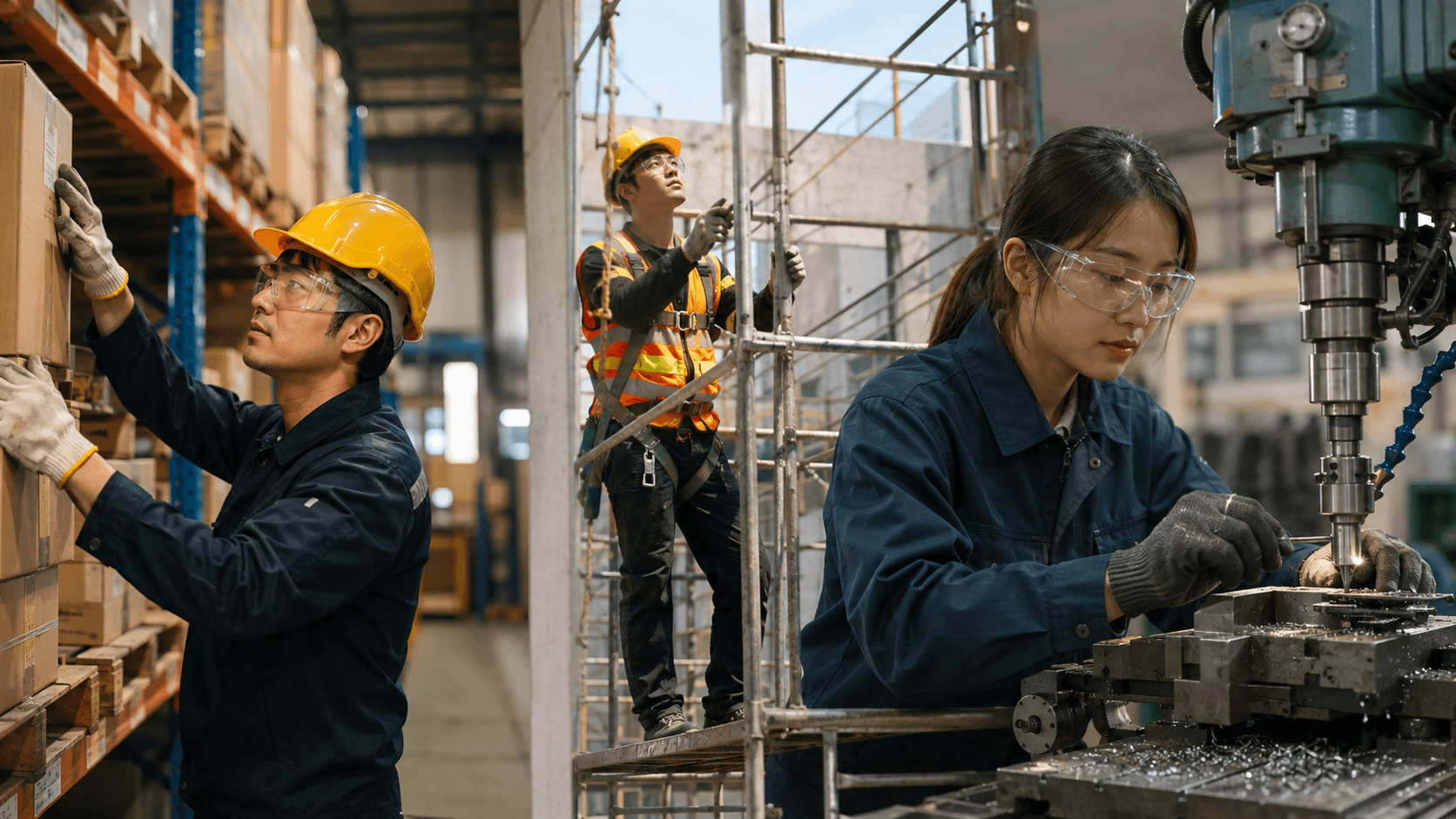 Which Personal Protective Equipment Features Suit Construction, Manufacturing, Warehousing, Cleaning and Outdoor Work? - PPEgen industrial PPE guide